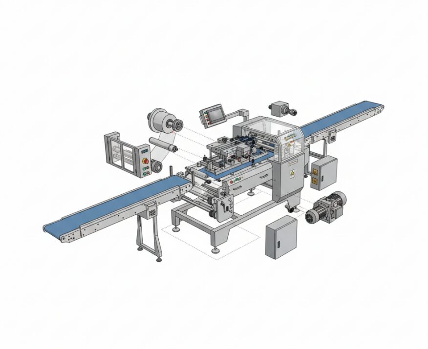 Packaging machine disassembly diagram