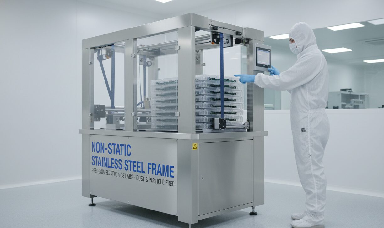 Precision Electronics Labs for automatic strapping machine with stainless steel frame