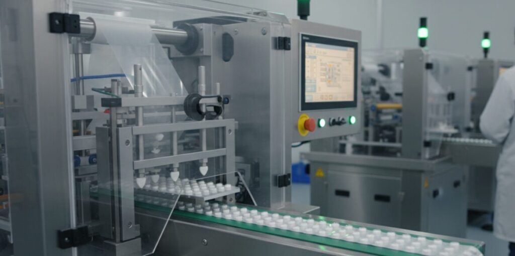 Photos of blister packaging machines