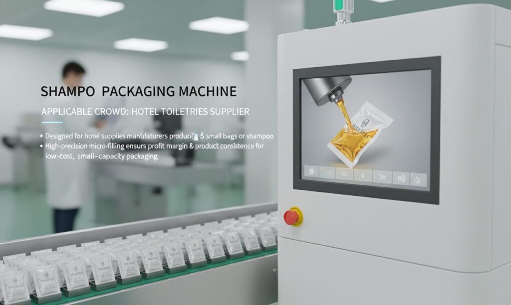 Shampoo Packaging Machine Applicable Crowd