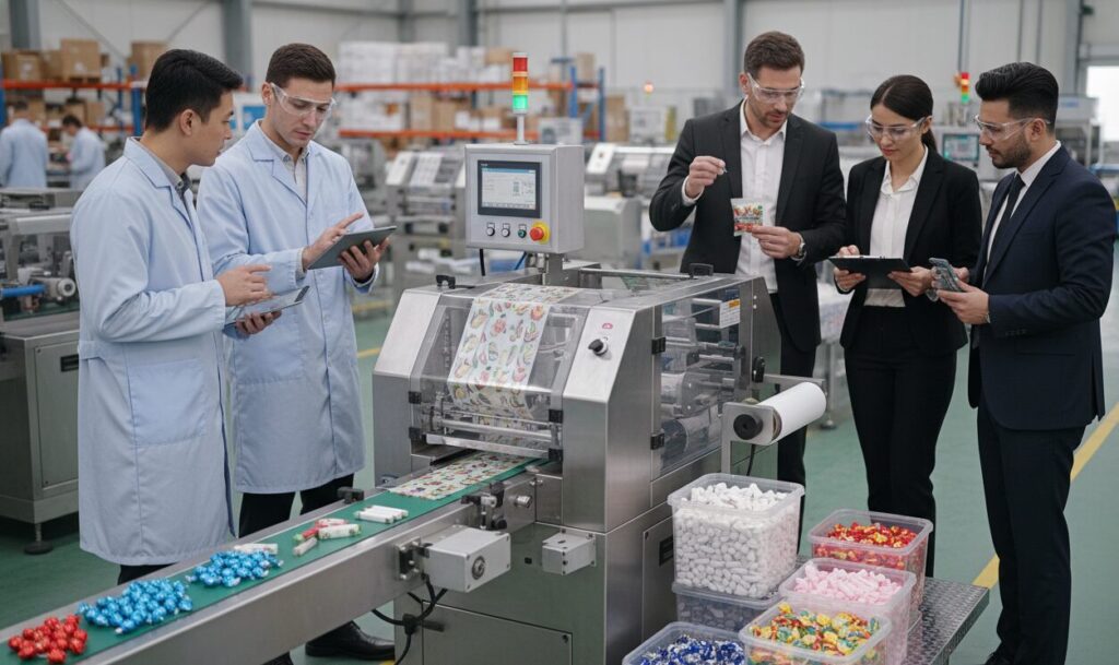 Candy Flow Wrapping Machine Applicable crowd