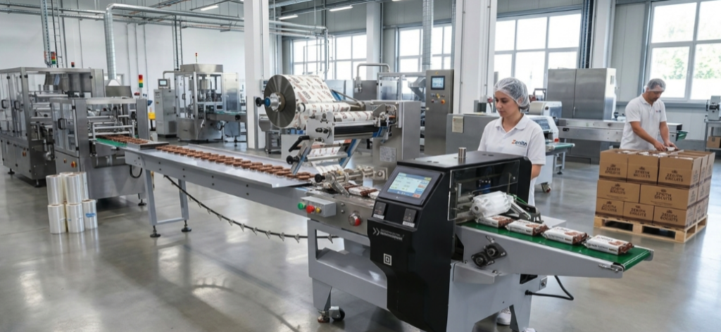 Pillow Packing Machine in Factory