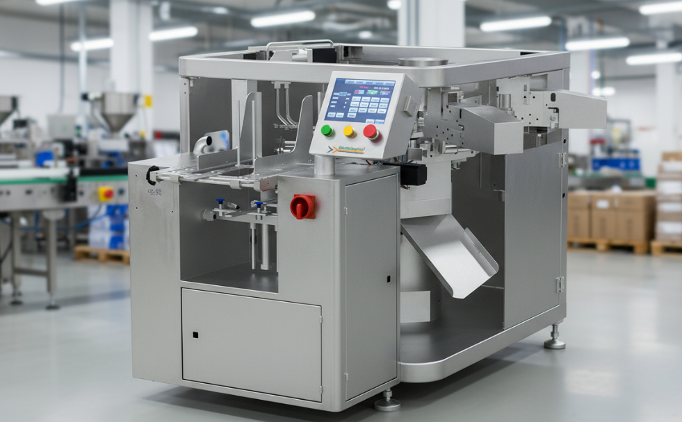 Panoramic view of packaging machines