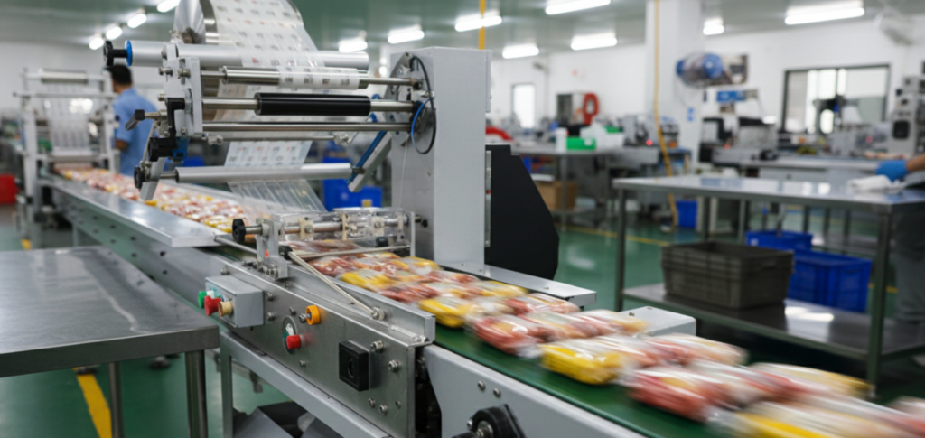 A Rapidly Operating Packaging Assembly Line