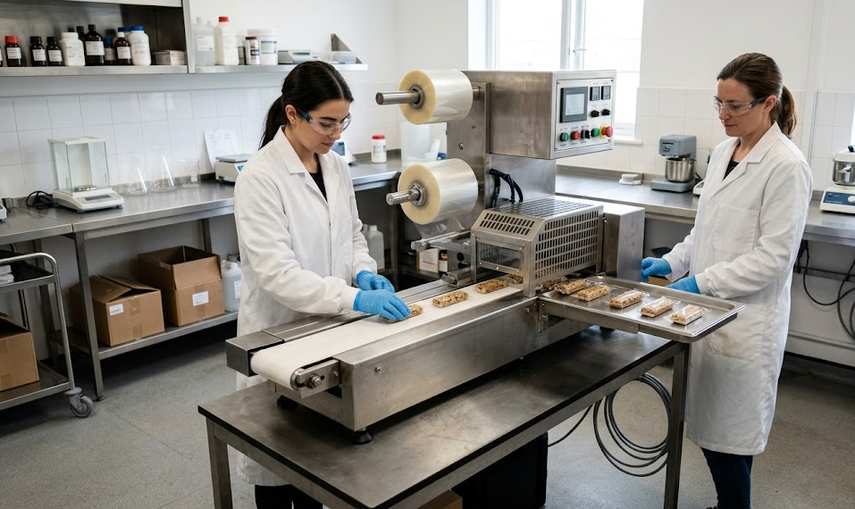 Small flow wrapping machine applicable crowd