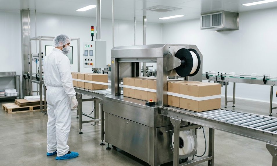 automatic horizontal strapping machine Applicable Crowd