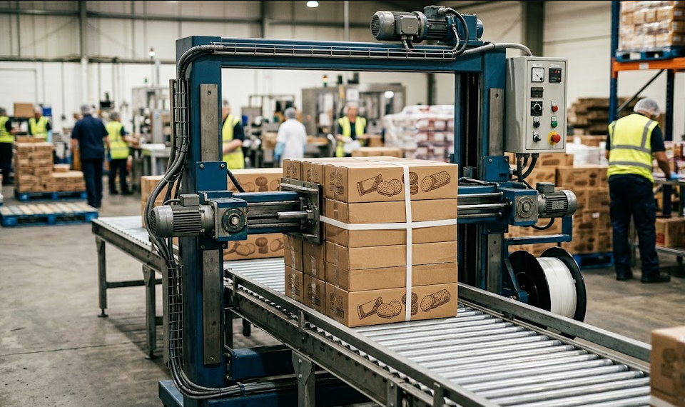 automatic horizontal strapping machine Applicable Crowd