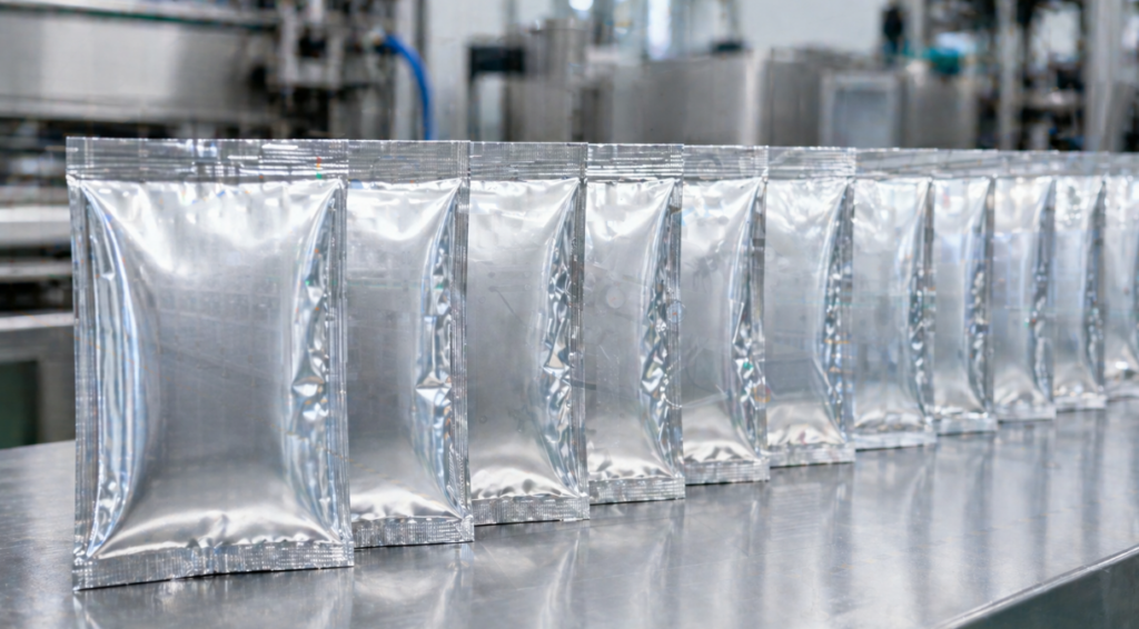 Finished packaging bags with perfect sealing and neat arrangement