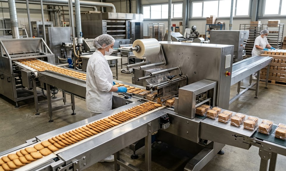 Flow wrapping machine for sale applicable population