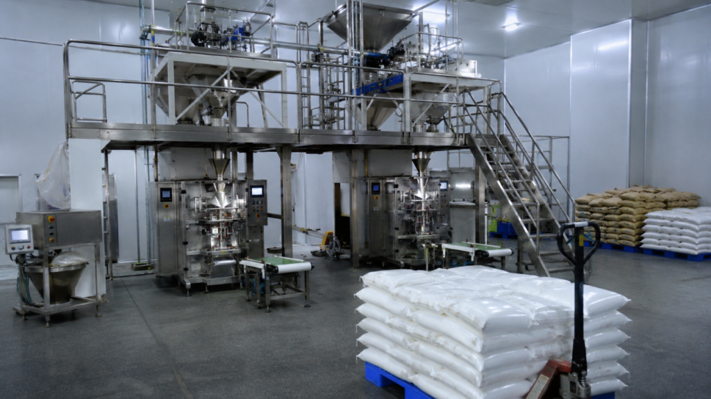 Flour packing machine Applicable Crowd