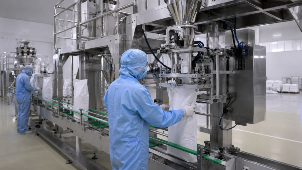 Flour packing machine Applicable Crowd