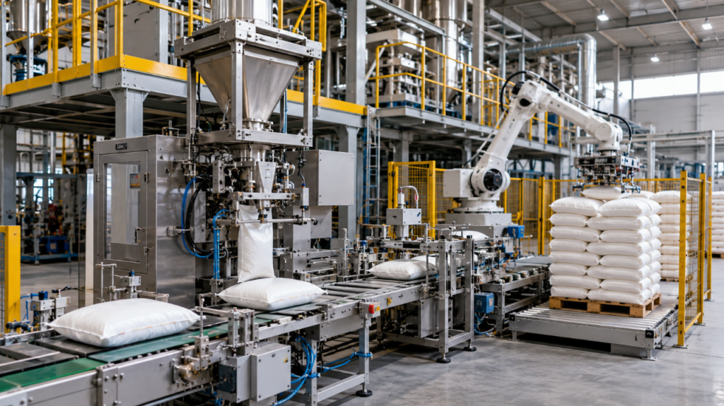 Flour packing machine Applicable Crowd